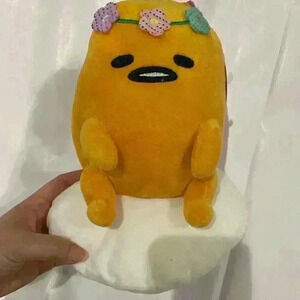 NWT Gudetama Easter Floral Headband Hippie Stuffed Toy